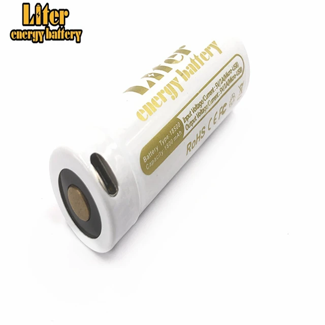 
PCM Built-in USB 3.7V 1800mah 18500 Li-ion Rechargeable Battery Dual Usb Diy Power Bank Standard Battery Liter Energy Battery 