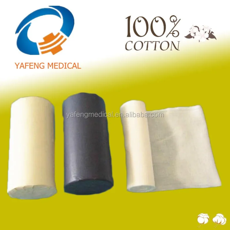
Made In China CE Standard pure white and soft absorbent medical cotton gauze roll 