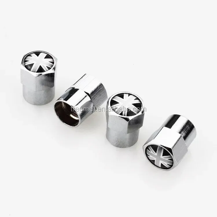 Aluminum alloy Decorative tire valve cap for benz wheel dust cap