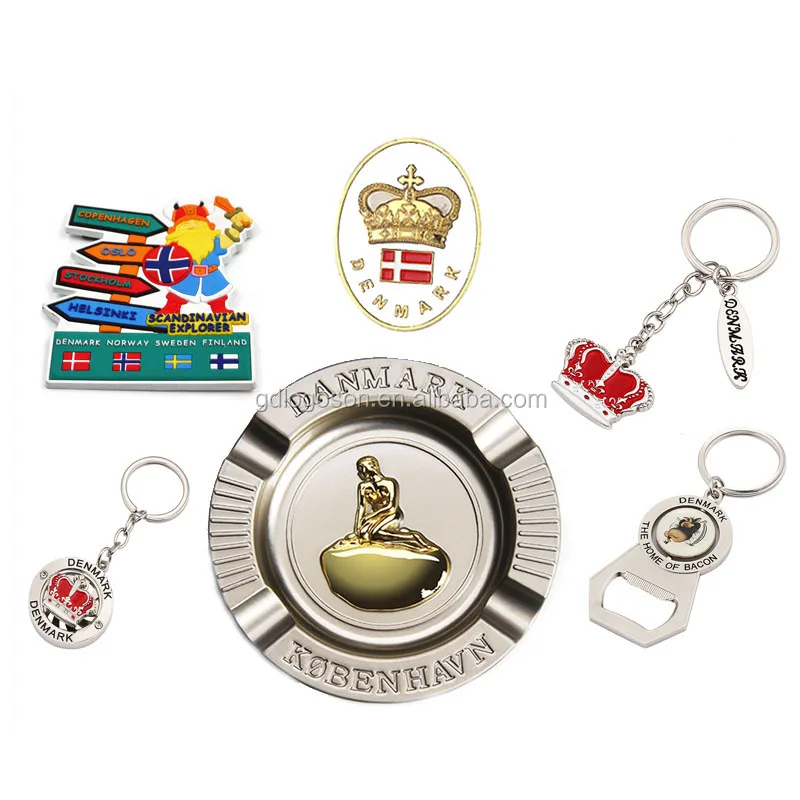 Viking Denmark Travel Souvenirs Mini Royal Danish Keyring Soldier 3D Metal Keychain