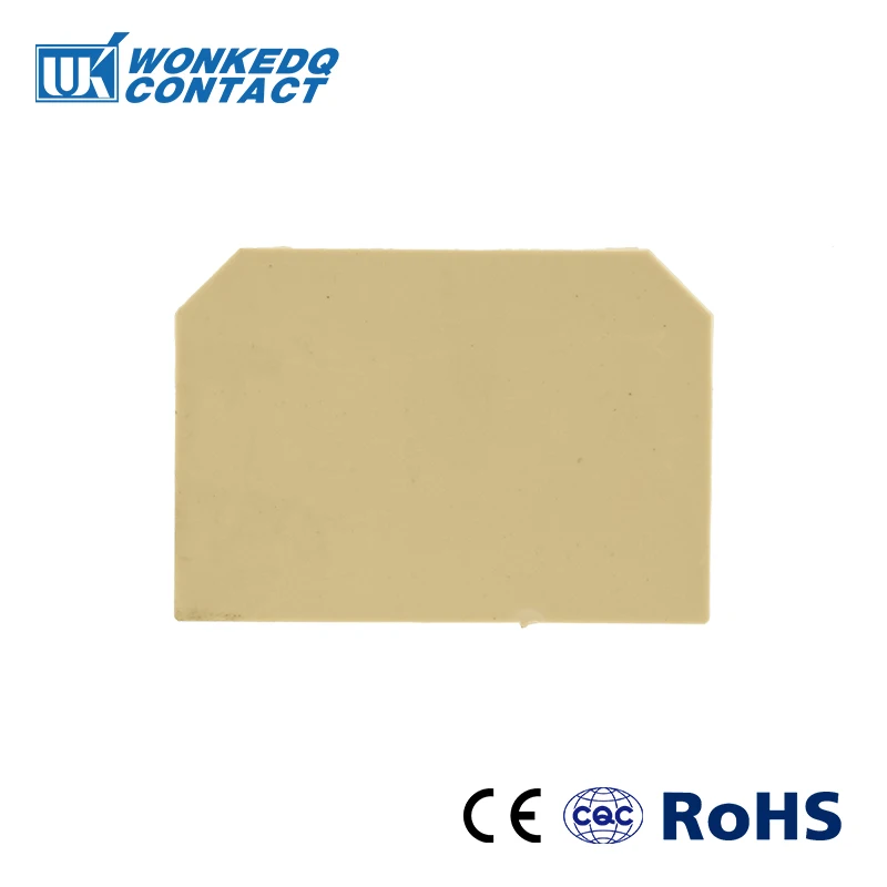 Конец крышка Сак клеммные колодки din-рейку Конец Крышки