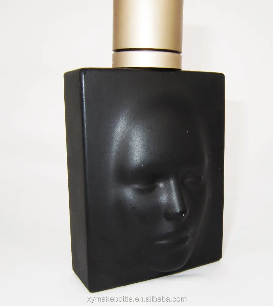 cool design for men matte printing glass perfume bottle 50ml