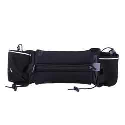 Waterproof Lightweight Elastic Waist Bag Hydration Running Belt with Water Bottles