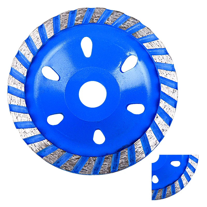 Changli Orange 90mm 1.9mm segment thickness 8mm segment highness 20mm inner hole concrete cup wheel