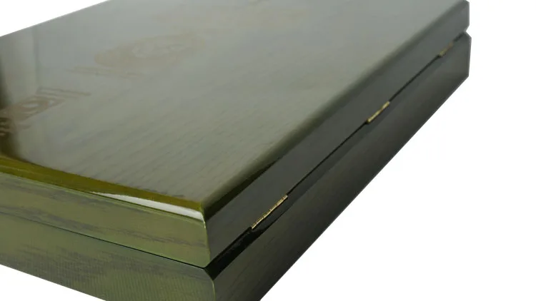 Unique wood treasure box piano lacquer wooden gift packaging box custom print wooden display box wholesale
