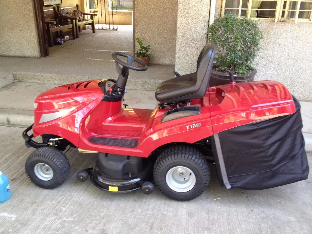 
17.5hp ride on mower CE approved tractor mower with grass catcher riding lawn mower 
