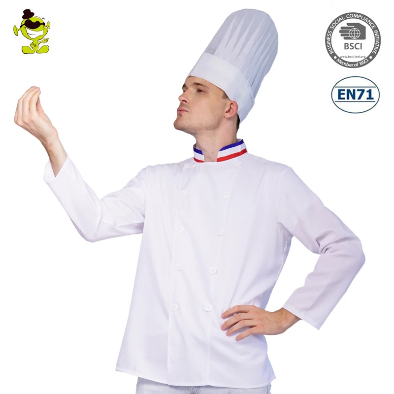 Наряд для вечеринки Взрослый мужской костюм шеф-повара ролевые игры карьерный шеф-повар Топ для вечеринки костюм