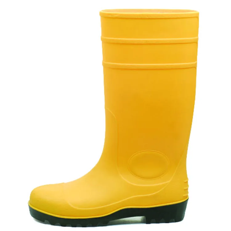 
Строительные ботинки, сверхпрочные защитные ботинки из ПВХ с матовой отделкой, стальной носок или стальная внутренняя подошва JH005 