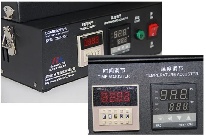 Zhuomao BGA reballing oven preheater ZM-R255 solder ball heating station