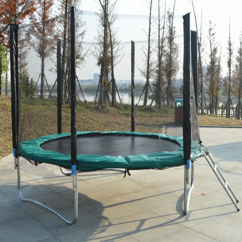 
6FT Mini Kids jumping Trampoline for Children with Enclosure and ladder TUV-GS Approved 