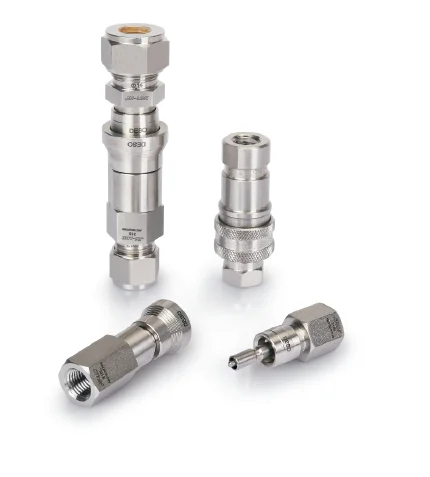 stainless steel hydraulic release water hose quick connector