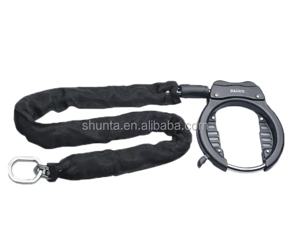 factory supply bicycle zoli lock frame circle with chain lock 88314 zhongli lock