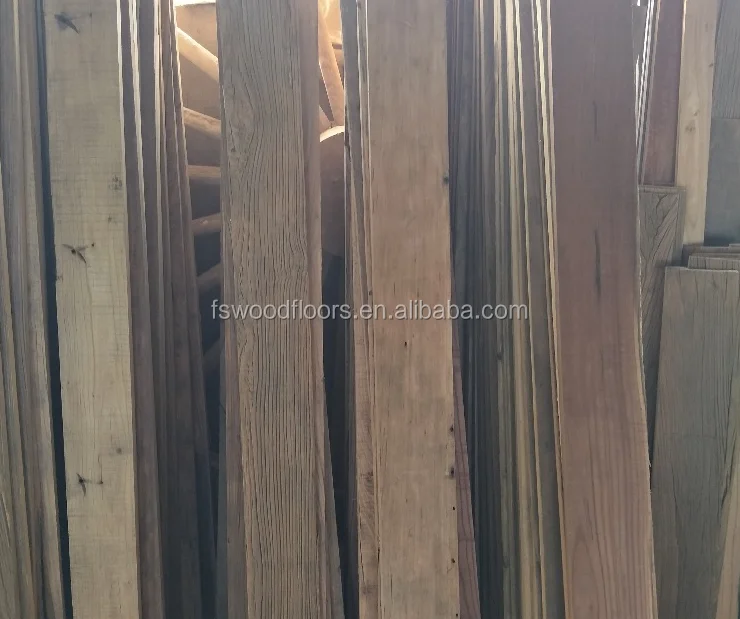 old weathered gray barn wood flooring