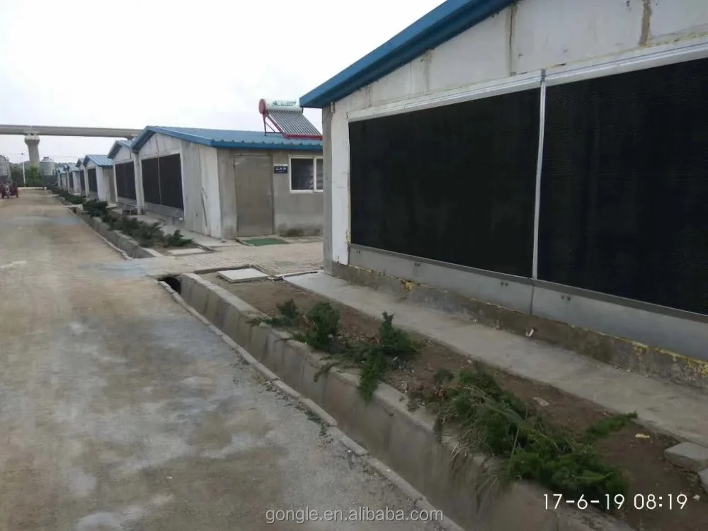 Оборудование для разведения животных из полиэтилена или ПВХ, пластиковая испарительная гребень для меда, охлаждающая подкладка для ячеек для птицефабрики/Теплицы