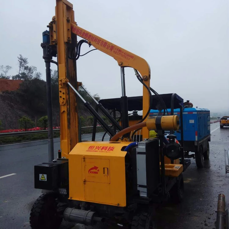 Новый дизайн дизельный двигатель мини машина для погружения свай набивная машина