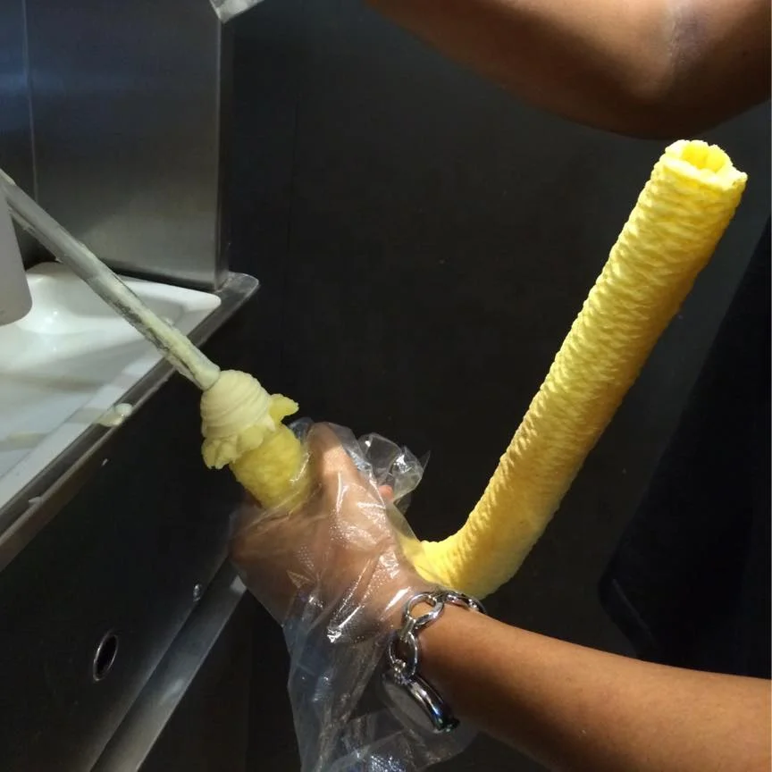 Puffed corn stick machine corn rod snack making extruder stainless steel