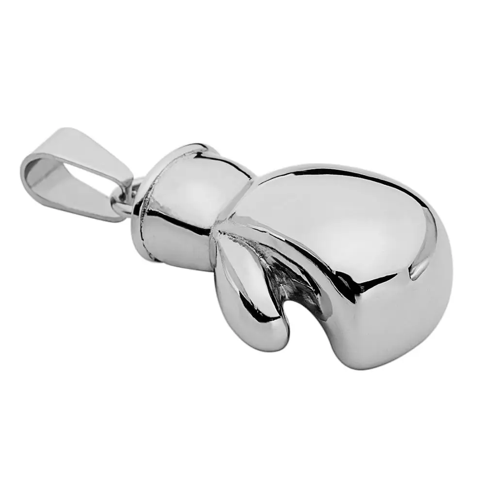
China stainless steel boxing gloves shape necklace pendant for men boys Jewelry 