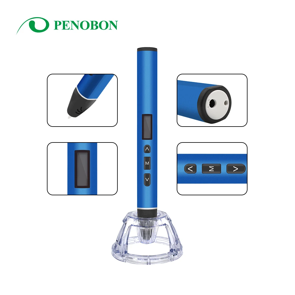 Customized intelligent  3d Printing  pen with PCL filament refills