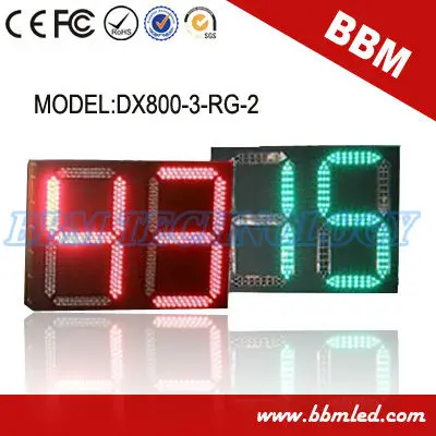 large size RG 2 digit led traffic countdown meter