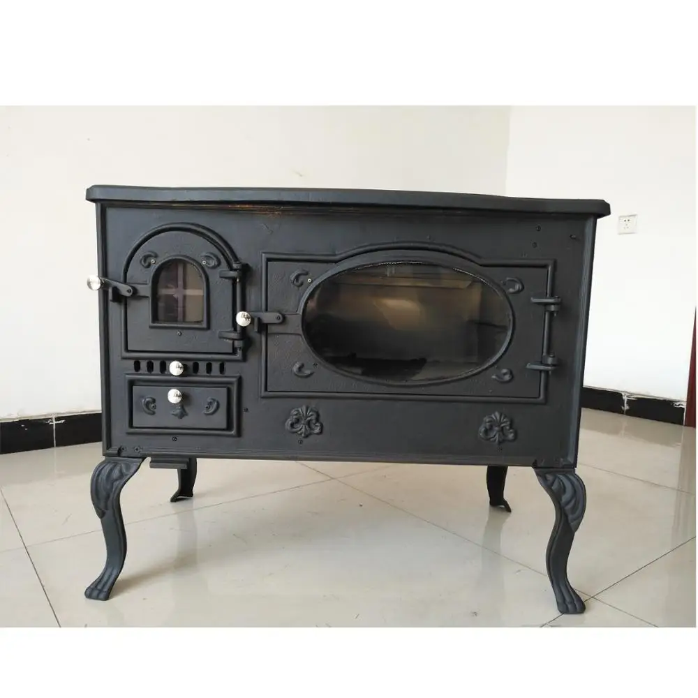 
cast iron stove with oven (BSC308) 