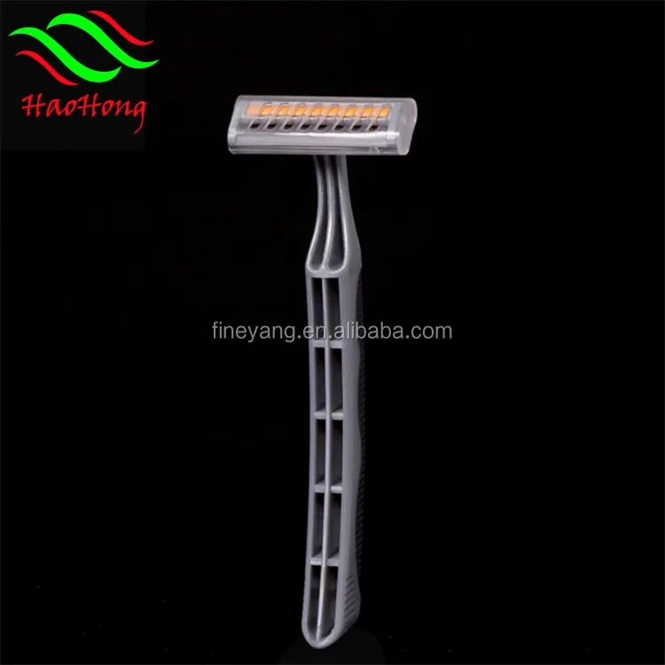 Factory wholesale disposable razor using in hotel with the lubricant strip