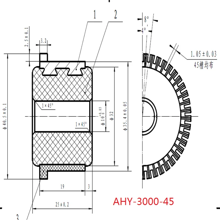 high quality OD35.4*ID10*L25-45 segment starter armature motor commutator,auto spare parts