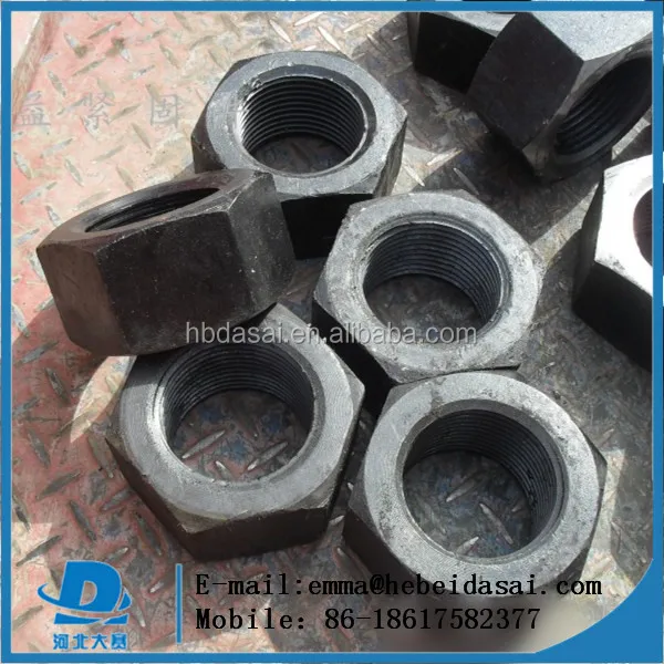 Chinese fastener carbon steel din934 hex nuts