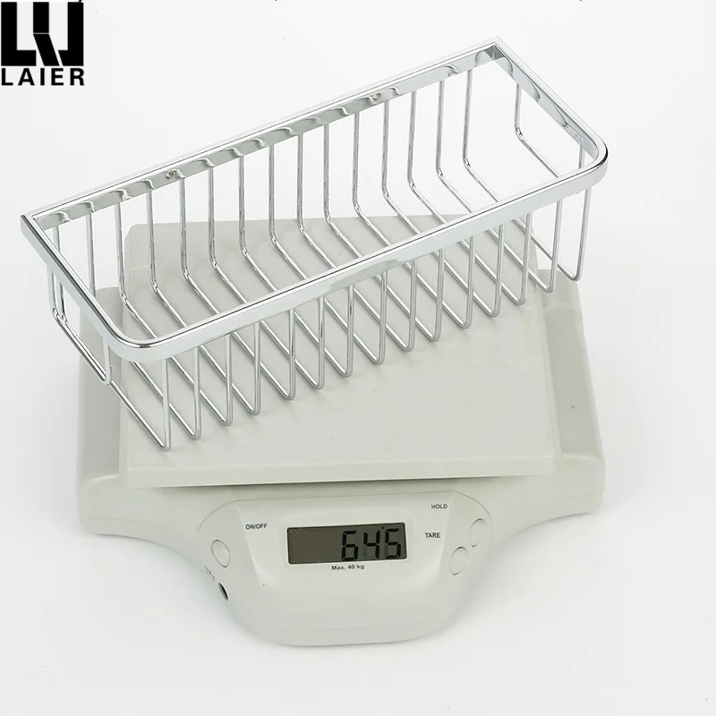 Chrome Corner Bath Storage Brass bathroom Shower Corner shelf