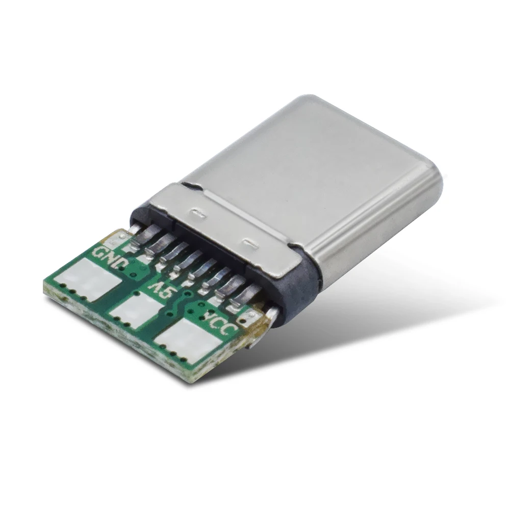 
Factory 3.1 USB C Type Connector Male 3 Pin Solder with PCB Mount Jack Plug 