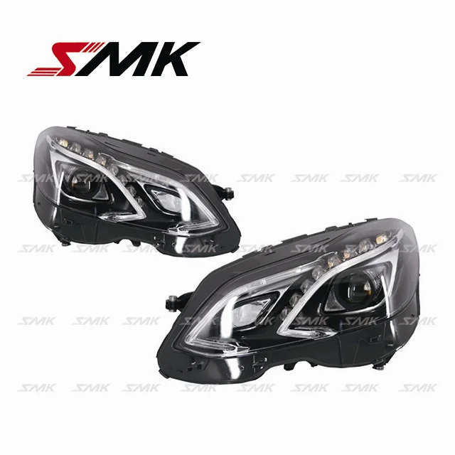 
M-ERCEDES W212 E CLASS E63 A--MG STYLE LED HEADLIGHTS WITH Xenon and Bulbs 