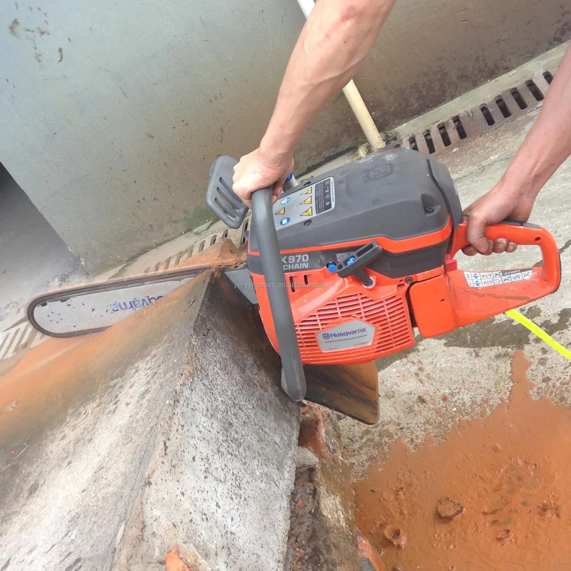 Steel Chain Saw for Stone Cutting Marble Diamond Stone Chain Saw