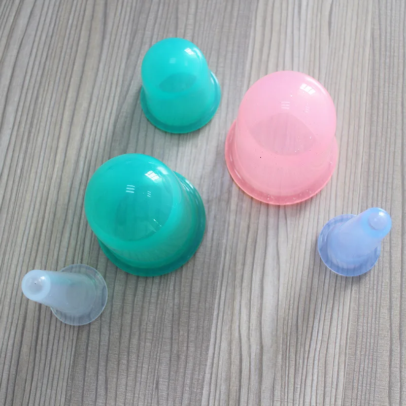 Wholesale Cupping Set Portable Silicone Cupping Cups Cupping Custom Logo Black Transparent Mini Body Therapy Silicone Face