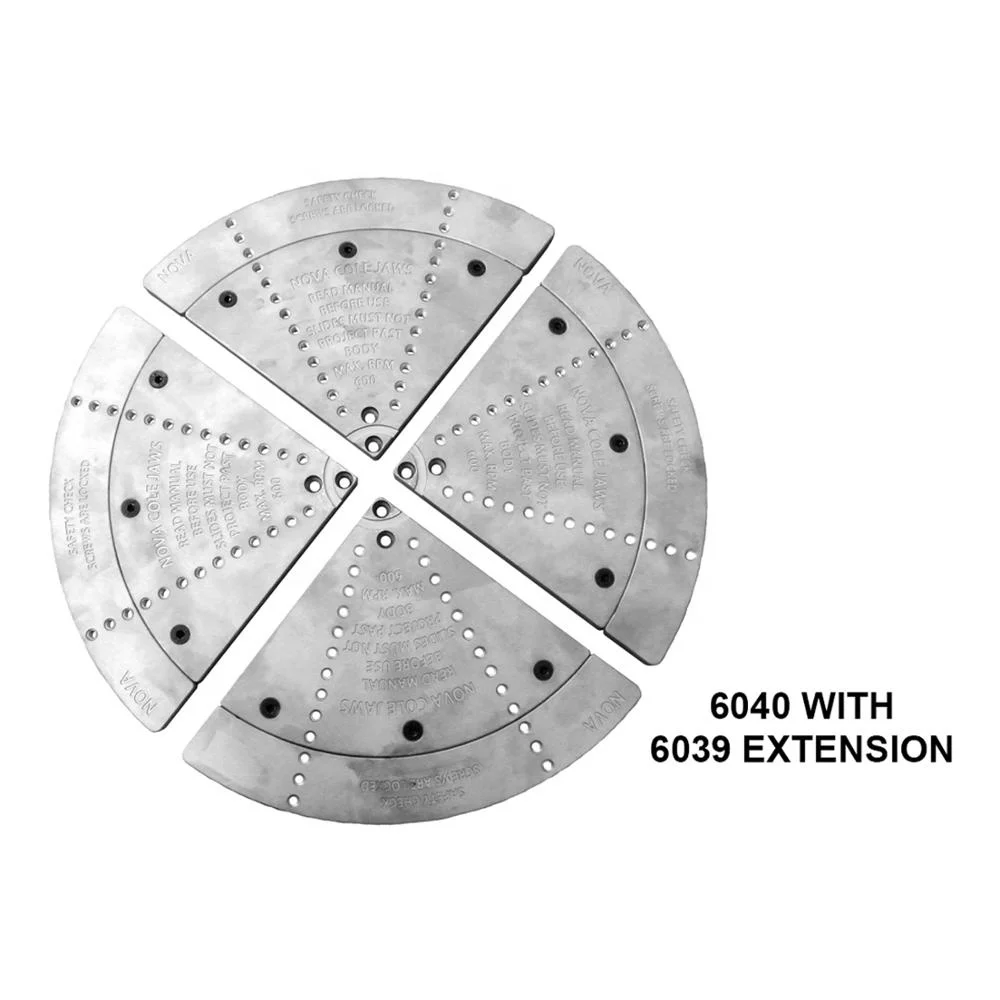 NOVA LARGE COLE WOOD LATHE CHUCK JAW SET 12INCH/304MM (SKU 6040)