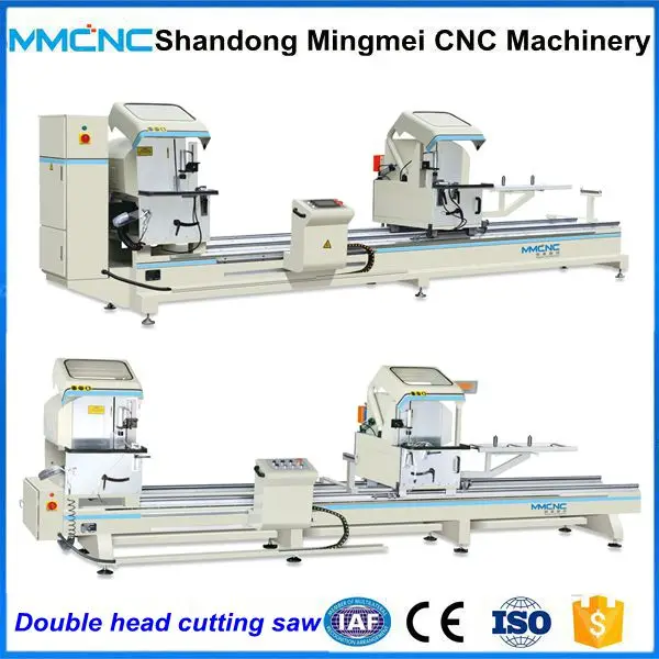 Double Head 45 degree 90 degree aluminum profiles miter saw angle cutting machine