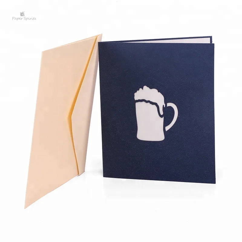 Поздравительная открытка на день отца открытка с пивом праздничная подарочная открытка