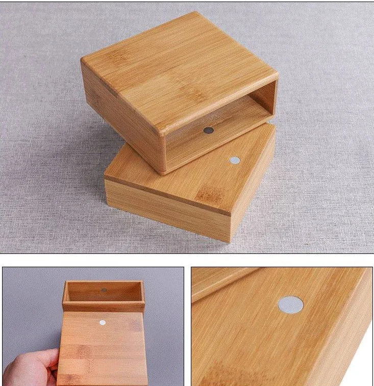 
Trendy Top Selling Handcrafted Bamboo Gift Box Engraved Bamboo Jewelry Box 