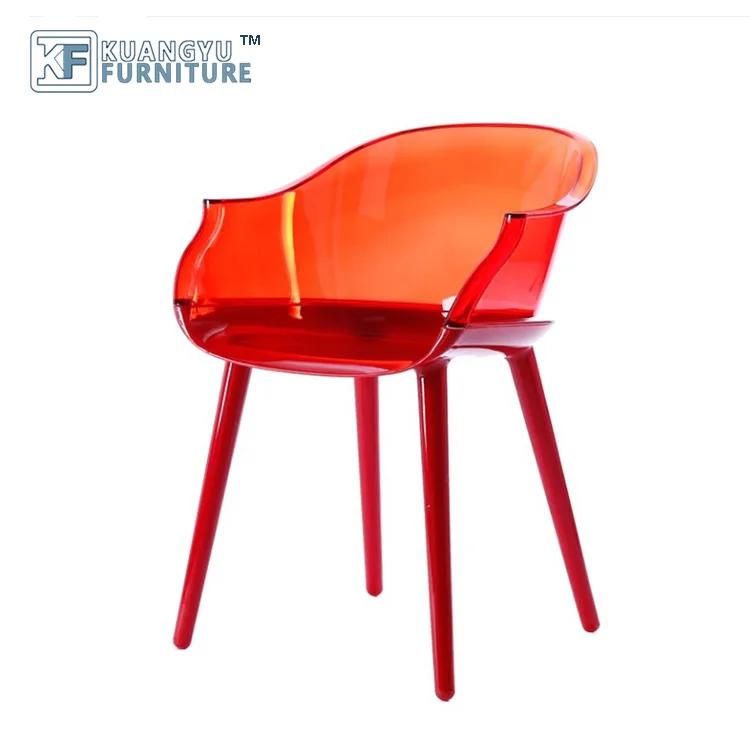  Высококачественный прозрачный пластиковый стул для столовой в стиле ретро прочные дизайнерские Литые пластиковые стулья распродажа