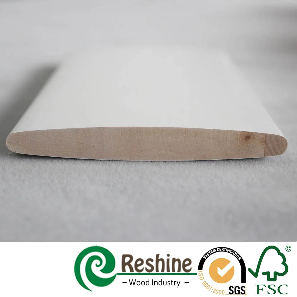 Poplar wood 3 1/2 primed shutter louver