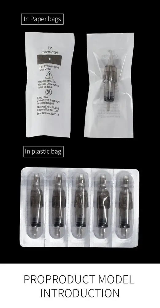 Стерилизованная гигиеническая универсальная тату-игла в индивидуальной упаковке для машинки для перманентного макияжа