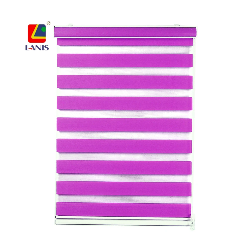 LANIS Gold Supplier Supply Polyester Zebra Blinds for Window blinds mechanism