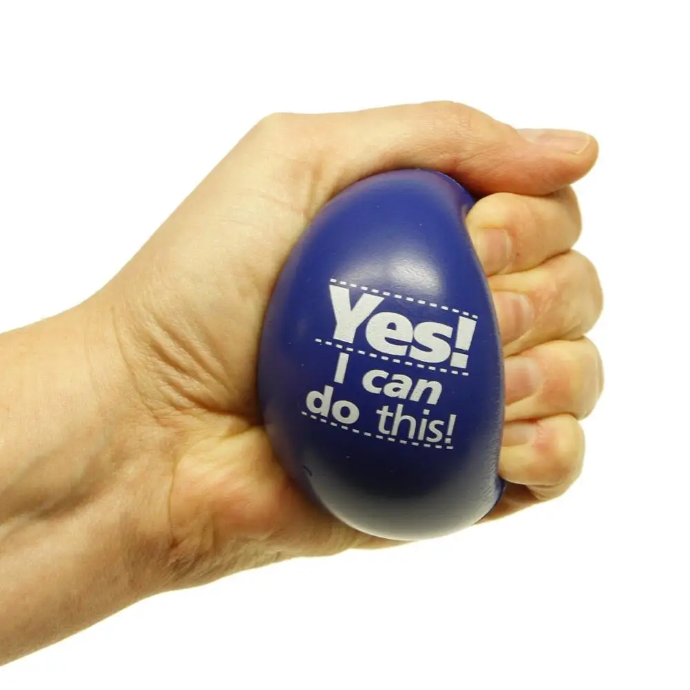 Motivational Stress Ball Assortment, 3 Pack, Slogan Stress Relief Toys for Kids and Adults