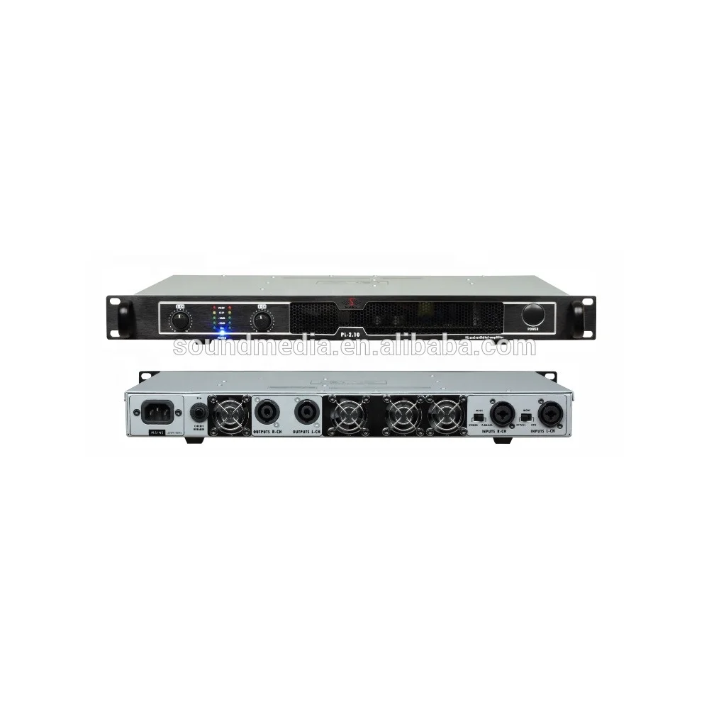 
2000w dj RF DSP class d tube power mixer digital professional crown amplifier for sale 