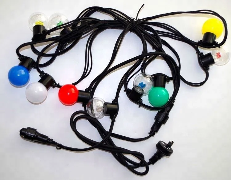 Rgb G50 Festoon Belt Party String Colorful Festoon Lighting 100m Christmas Lights