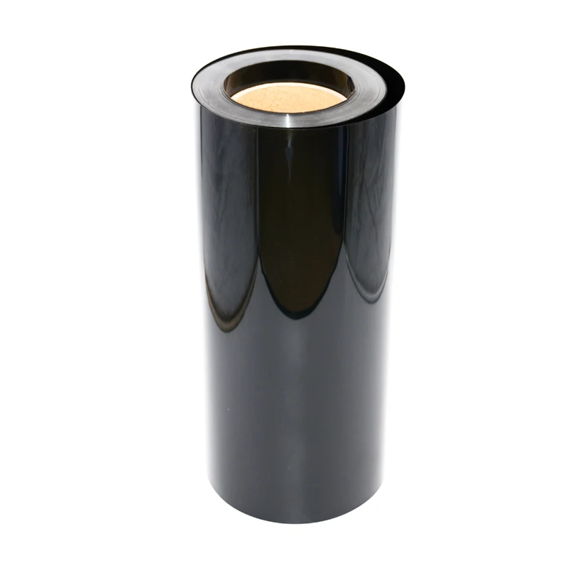 1mm Black Opaque Rigid Food Grade Thermoplastic Polypropylene Plastic Sheet  PP  Roll Film For Blister Tray