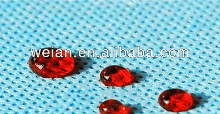 
Top quality disposable nonwoven patient gown/Standard Disposable Non-woven Surgical Gowns Doctor Nurse Surgeon Clothes 