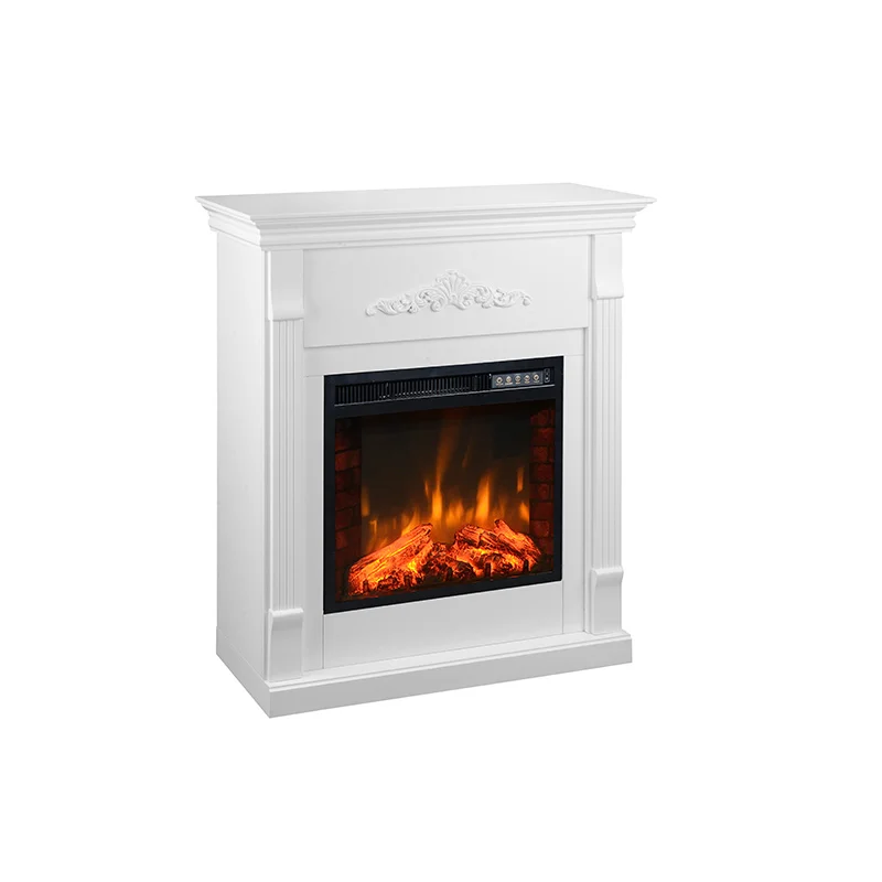 
2 Sided Decorative Freestanding Indoor Electric Fireplace With Wood Mantel 