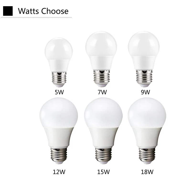 5W AC175-265V LED Bulb E27/ B22 LED Lamp SMD 5730 LED Lighting Plastic+Aluminum LED Light