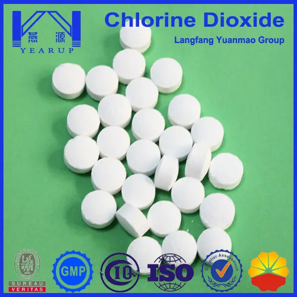 Cooling Tower Water Treatment Chemicals with ClO2 Algae fungicidal bacteriostatic agent