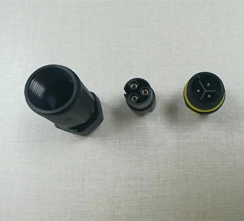 Cable to  panel IP68 waterproof 3 pin connector M683 for 5-10mm cable connection
