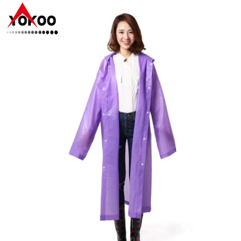 140g reusable Long EVA raincoats for adults